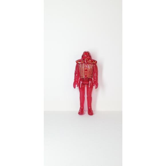 Tron Red Warrior Movie Action Figure 4" 1981 Walt Disney Tomy Japan Vintage To3 - Picture 1 of 5